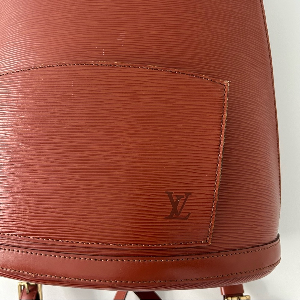 Vintage Louis Vuitton Gobelins Kenyan Fawn Brown Epi Leather GM Backpack - Picture 2 of 15